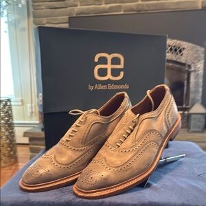 Allen Edmonds McTavish Men's Tan Brogue Shoes